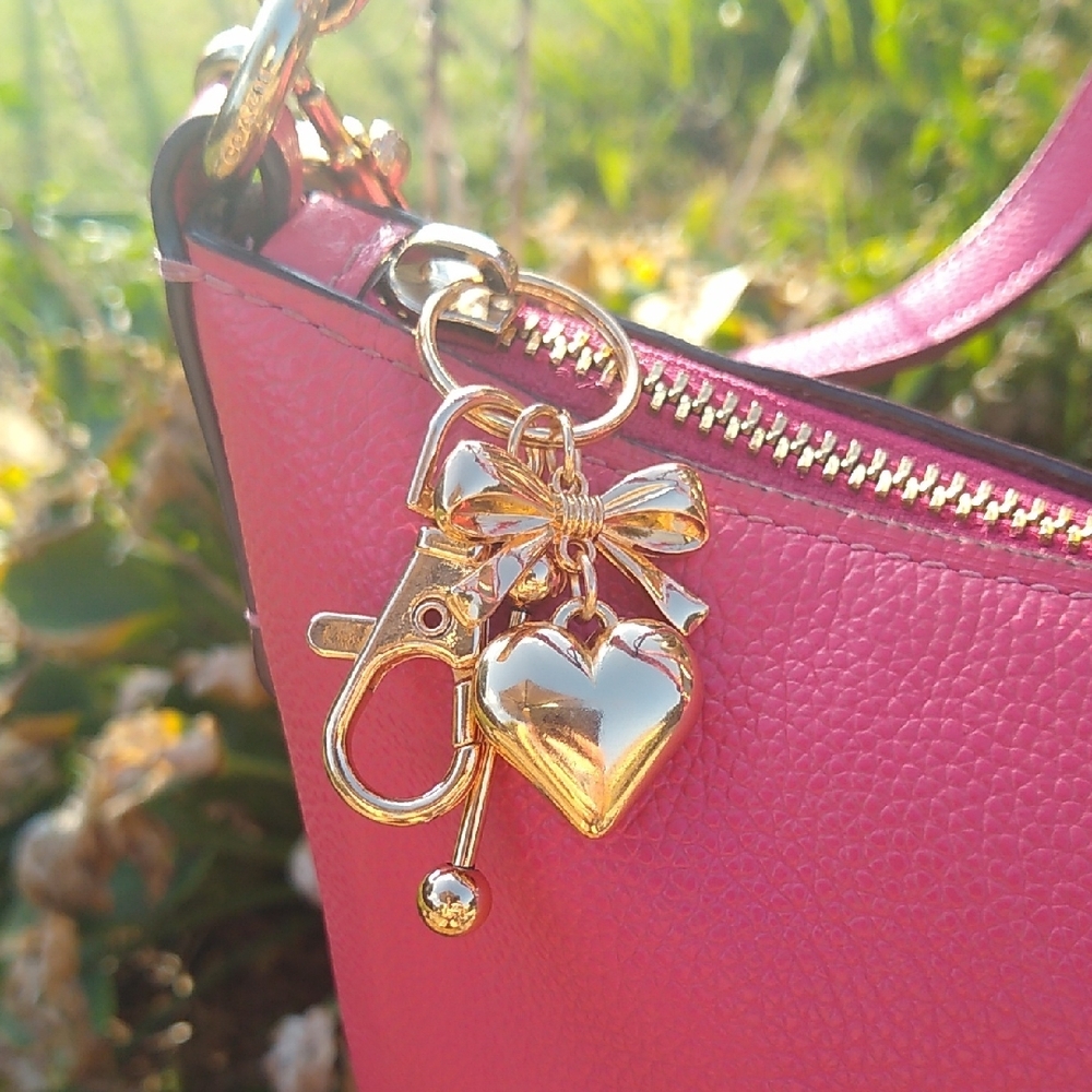 Coach Pink Skylar Hobo Bag With Unbranded Fashion Zipper Pull - Picture 5 of 16